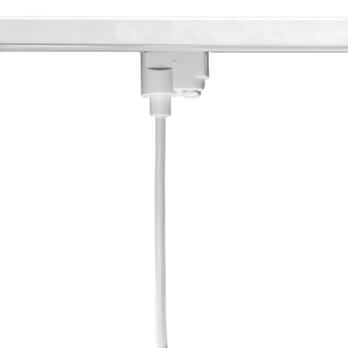 Single Circuit Track Pendant Adapter White