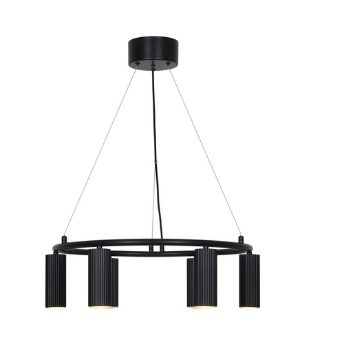 Vico Chandelier Pendant Light Black 6x5W