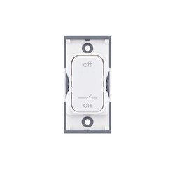 Fan Isolator Switch Module 10A Fan Isolator White