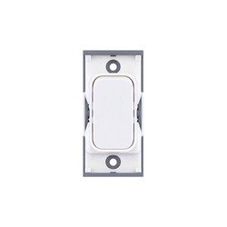 Rocker Switch Module 10amp Retractive White