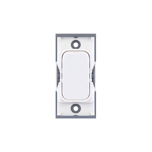 Rocker Switch Module 10amp Retractive White