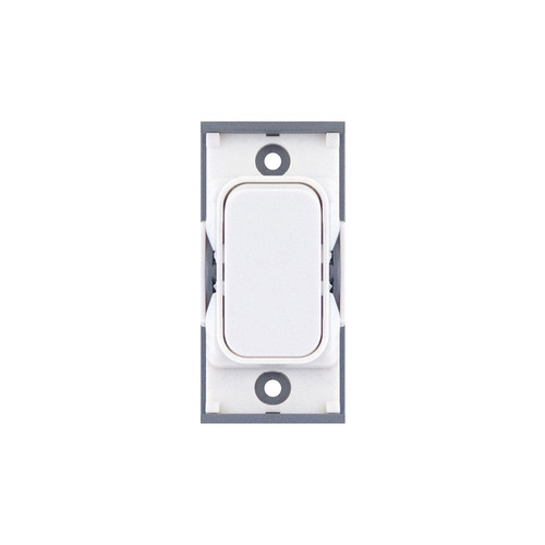 Rocker Switch Module 20A DP Switch White