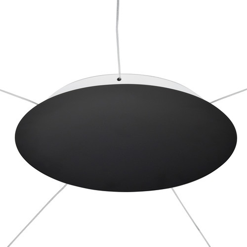 Ceiling rose with converter 200W Black 200W