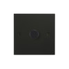 Horizon Square Dimmer Switch LED Trailing Edge 120W 1 gang 2 way Matt Black
