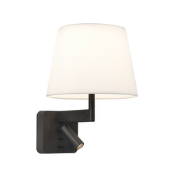 Beaumont Interior Reader Bedside Wall Light Matt Black 15W