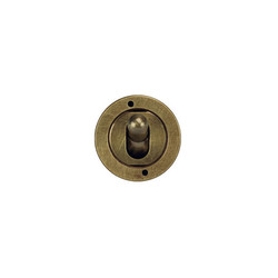 Horizon Square Dolly Switch Module Retractable Module Antique Brass