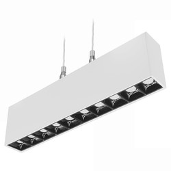 Slim Duet System LED Suspended Downlight 22W White 3000K Warm White