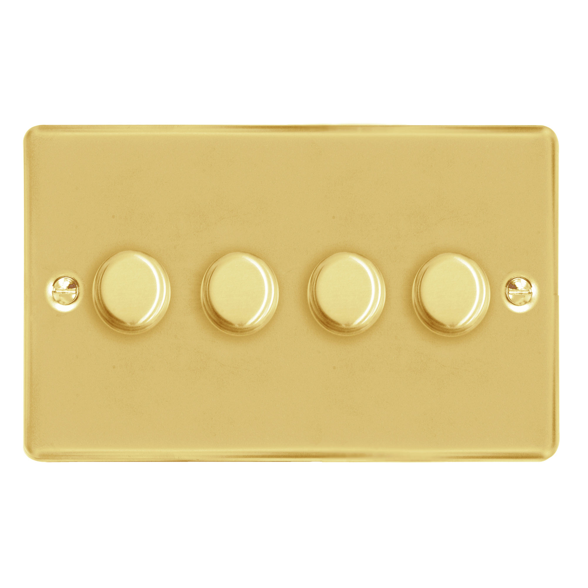 Dimmer Switch 4 gang 400 watt 2 way Polished Brass Mr Resistor Lighting