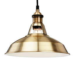 Albany Pendant Light 60W Antique Brass