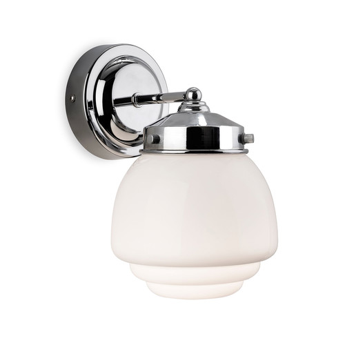 Art Deco Wall Light 42W Opal