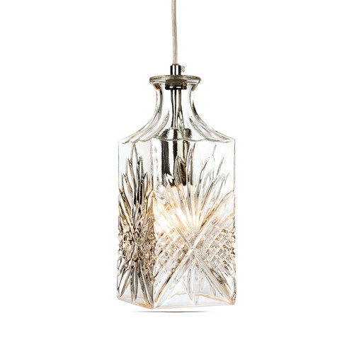 Decanter Glass Pendant Light 40W Clear
