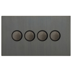 Renaissance Dimmer Switch 4 Gang 400W Umber Bronze