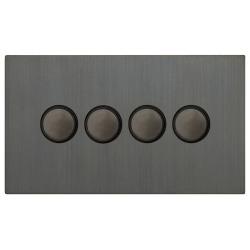 Renaissance Dimmer Switch 4 Gang 400W Umber Bronze