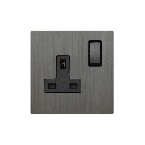 Renaissance Switched Socket 1 Gang 13 Amp Umber Bronze