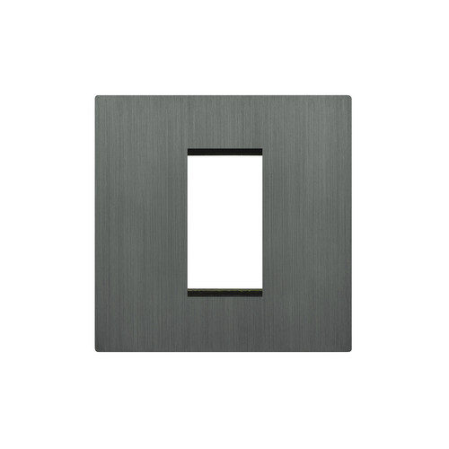 Renaissance Euro Plate 1 Gang Umber Bronze