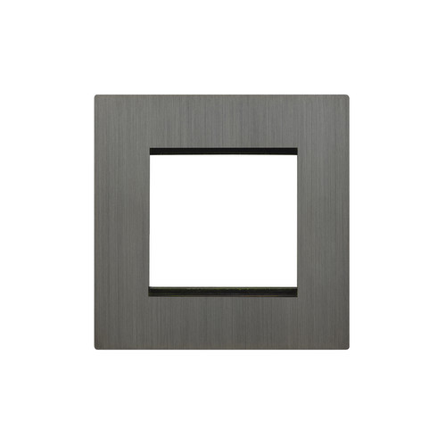 Renaissance Euro Plate 2 Gang Umber Bronze