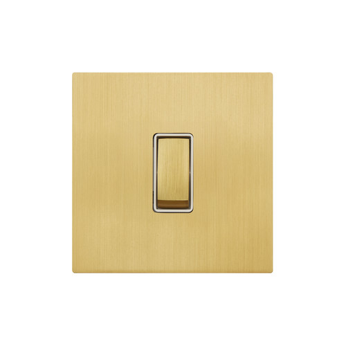 Renaissance Rocker Switch 1 Gang 2 Way Ochre Brass