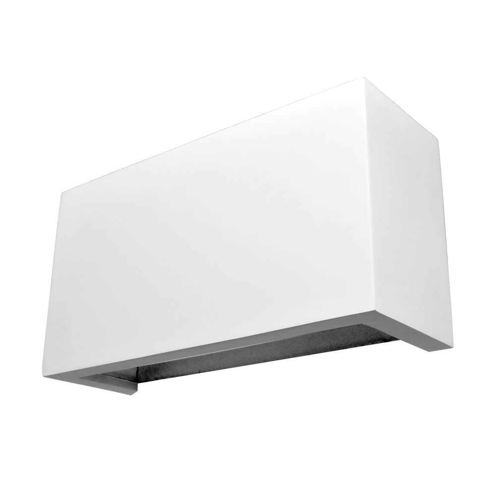 Slimline Linear Plaster Up and Down Wall Light 240V 2x15W White | Mr ...