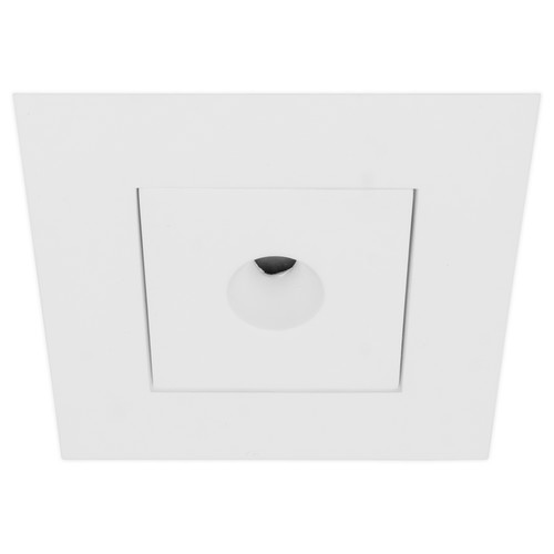 Gypsum Plaster Trimless Fire-Rated Square Downlight LED 240V White 1W