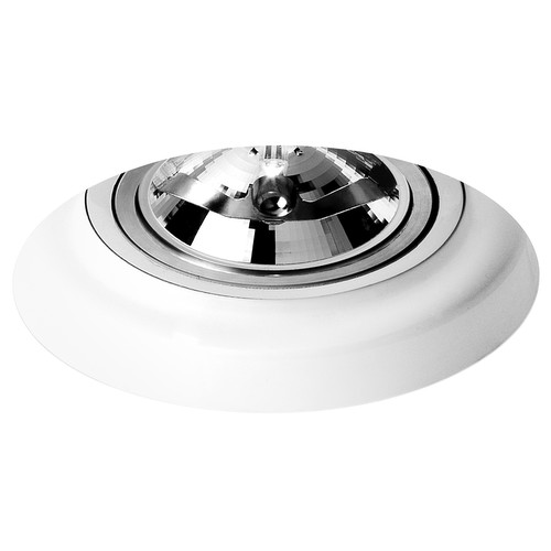 Gypsum Plaster Adjustable Trimless Round Fire-Rated Downlight 12V White 100W