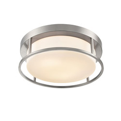 Blaine 300 Flush Ceiling Light CF5829 Satin Nickel 22W