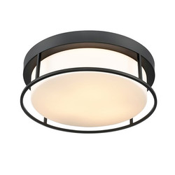 Blaine 380 Flush Ceiling Light CF5828 Black 33W