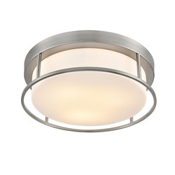 Blaine 380 Flush Ceiling Light CF5830 Satin Nickel 33W