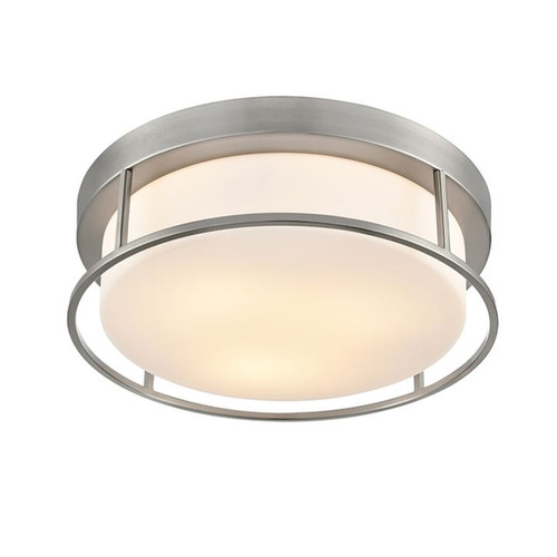 Blaine 380 Flush Ceiling Light CF5830 Satin Nickel 33W