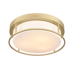 Blaine 380 Flush Ceiling Light CF5826 Gold 33W