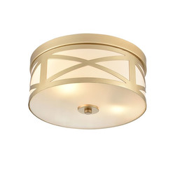 Ringo 300 Flush Ceiling Light CF5831 Gold 22W