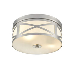 Ringo 300 Flush Ceiling Light CF5835 Satin Nickel 22W