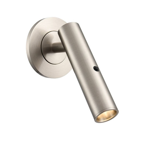 Mantel LED Reading Bedside Wall Light WB605 Satin Nickel 3W 3000K Warm White
