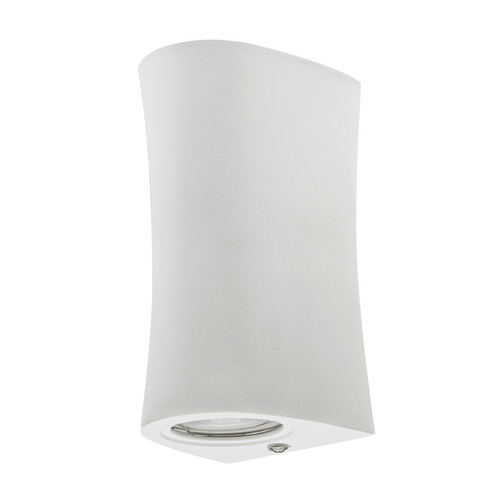 Fresco Ceramic Up and Down Interior Wall Light WB578 Matt White 20W