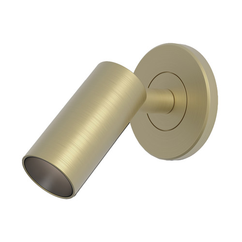 Micro Recessed LED Wall Light 700mA Matt Gold 2W
