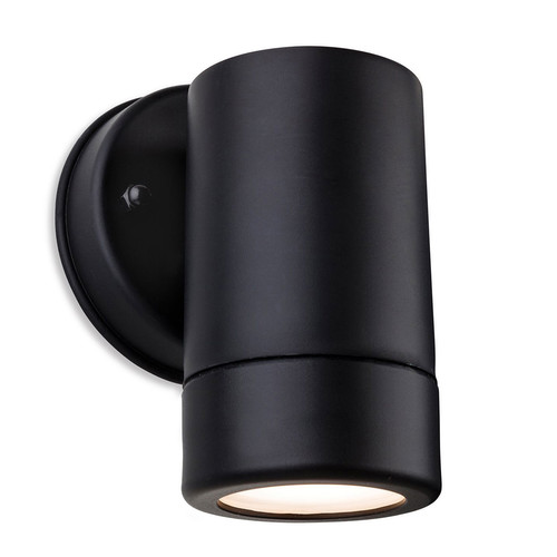 Ravel Single Beam LED Outdoor Resin Wall Light Black 3.6W