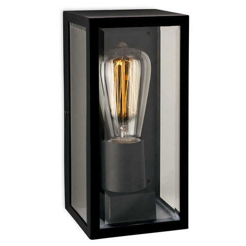 Dallas Outdoor Wall Lantern Light Black 60W