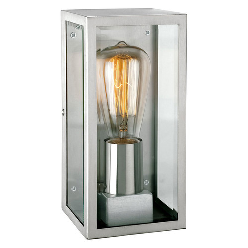 Dallas Outdoor Wall Lantern Light Stainless Steel 60W