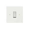 Horizon Square Rocker Switch 1 gang 20 amp double pole Primed White
