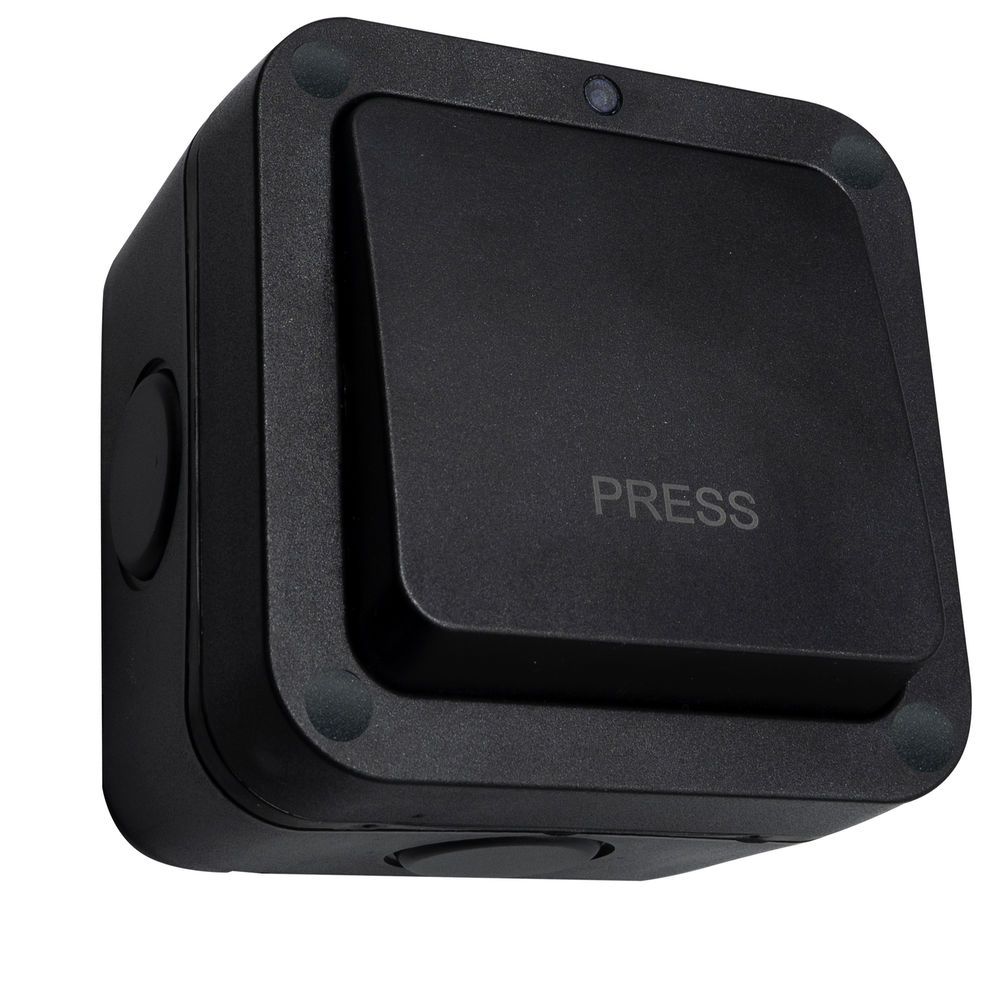 Hurricane Outdoor Switch IP66 1 Gang 2 Way Retractive 20AX Engraved ...