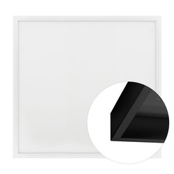LED Panel 24V 600 x 600 mm Surface Black Box Kit RGB + 6000K Daylight 36W