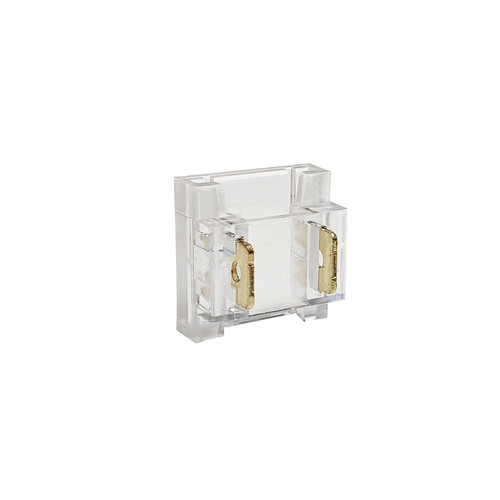 2 Pin Solderless LED COB Tape Light Connector Clear 8mm