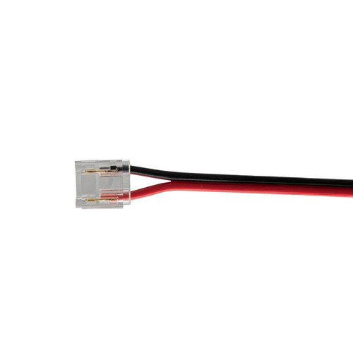 2 Pin Solderless LED COB Tape Light Power Cord Clear 8 mm