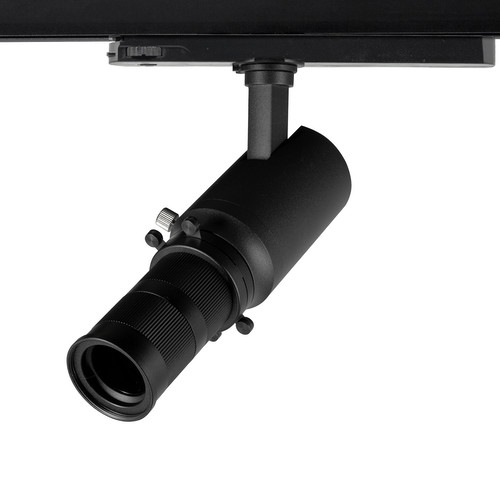 Framing Spotlight Projector 20° - 30° Zoom Lens CRI95 Dimmable LED Track Light Three Circuit 10W 3000K Warm White Black