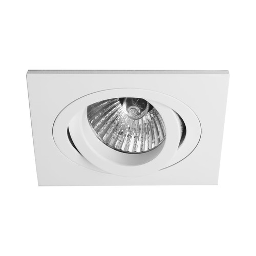 Taro Square Adjustable Fire-Rated Downlight 50W White