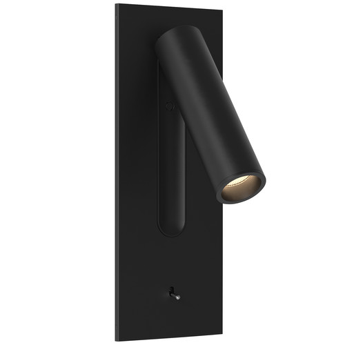 Fuse 3 Switched LED Wall Light 240V 3.5W 2700K Warm White Black
