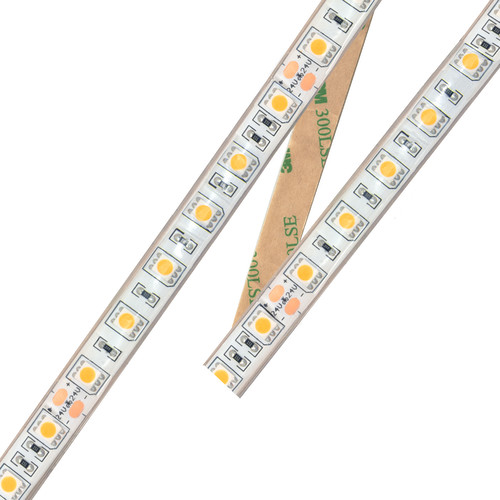 LED Strip Flexible Tape Ultra Waterproof IP68 1m (60xSMD 3528 LEDs/m) 24V 4.8W Warm White 2700K
