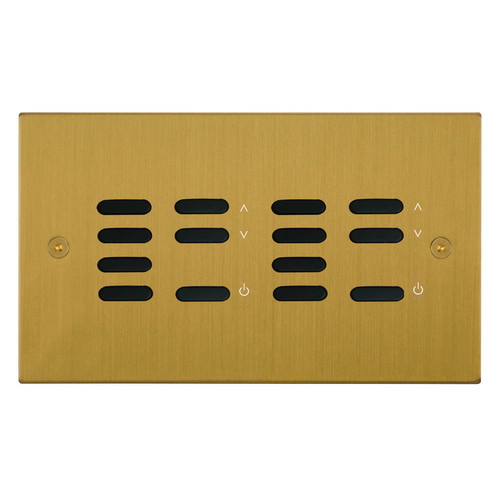 Wise ID Switch Satin Brass 7 + 7 Channel