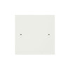 Horizon Square Blank Plate Single Plate Primed White