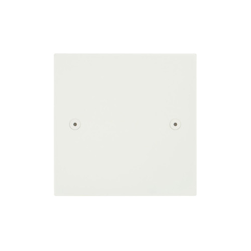 Horizon Square Blank Plate Single Plate Primed White