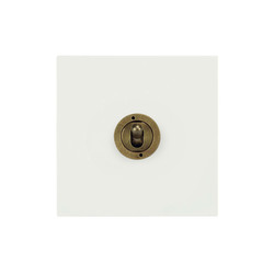 Horizon Square Dolly Switch Paintable 1 gang 20 amp 2 way Primed White